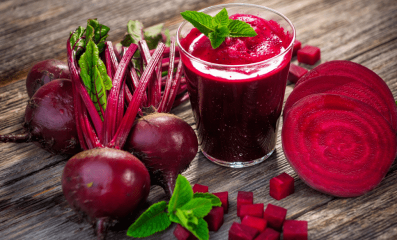 beetroot juice to eliminate worms